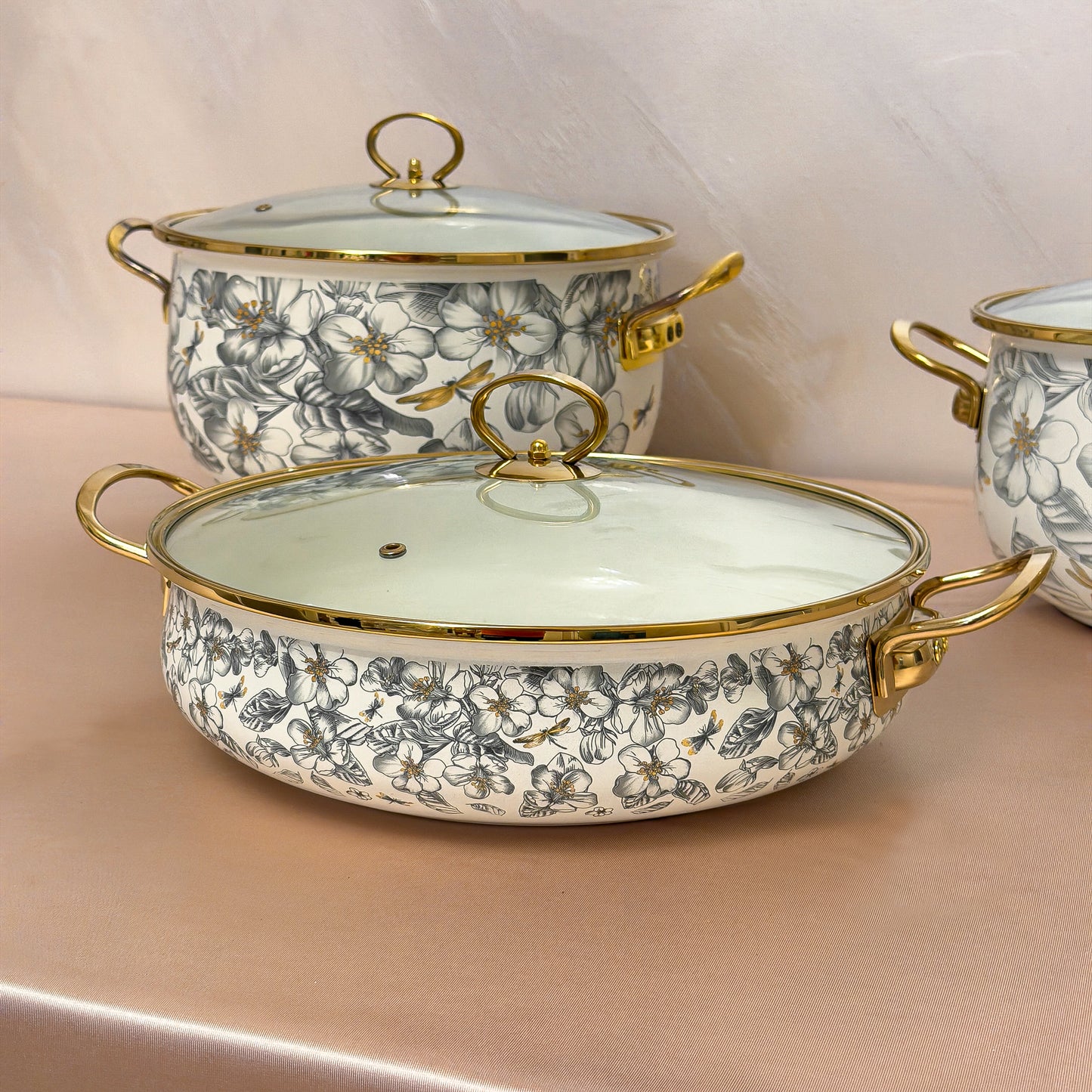 Set oale de gatit Otel Emailat AUTUMN 2