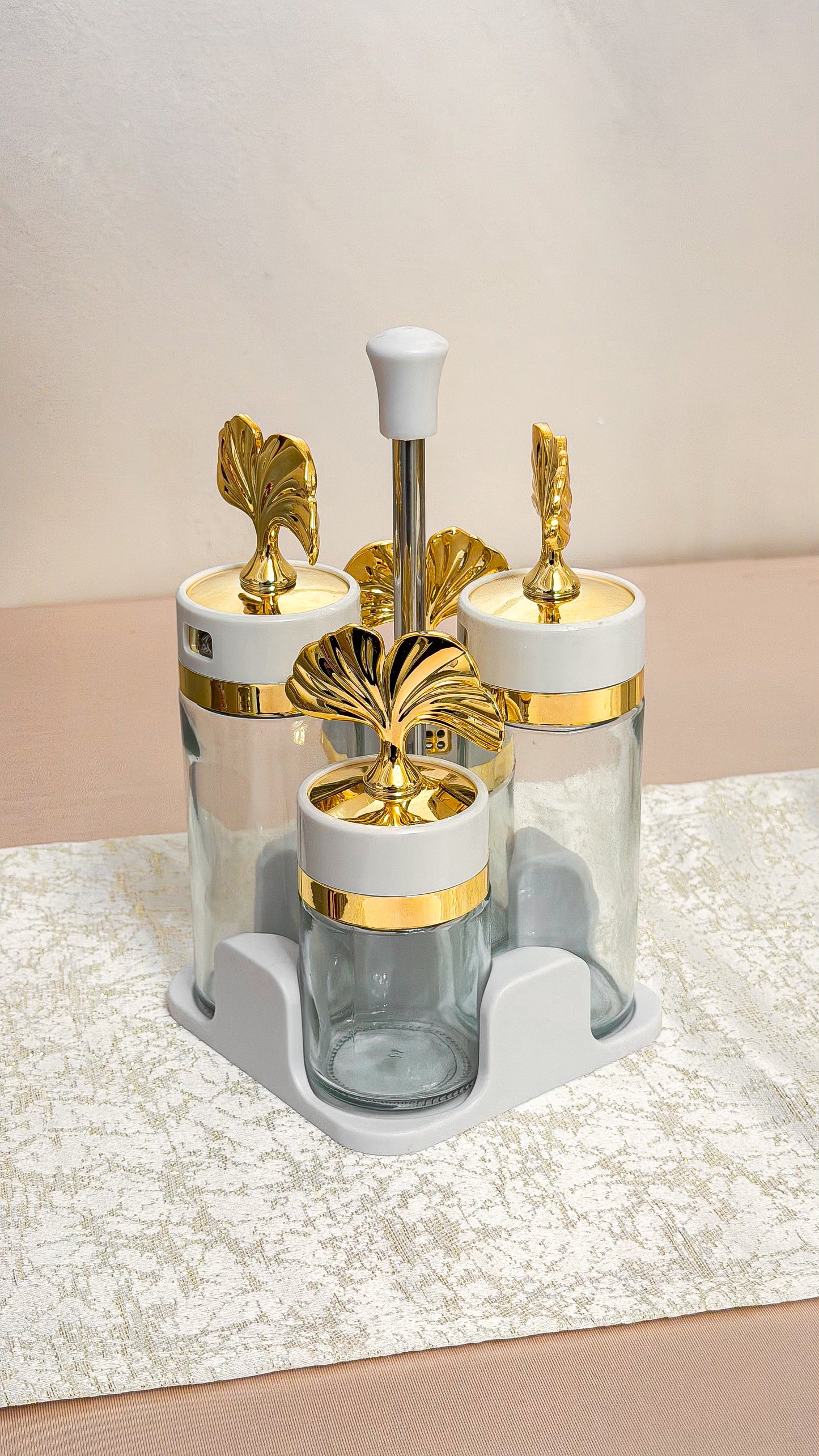 Oliviera Luxury 4 recipente Lichide+Condimente