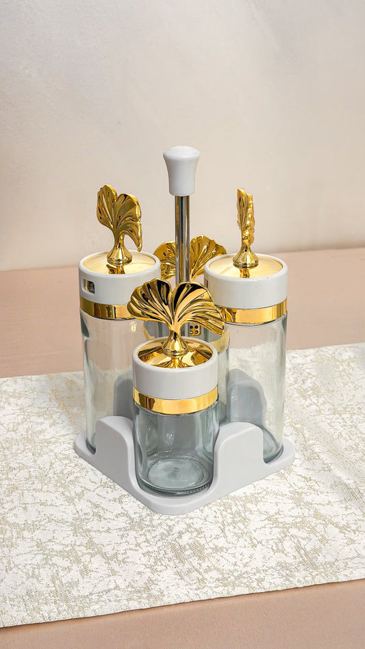 Oliviera Luxury 4 recipente Lichide+Condimente