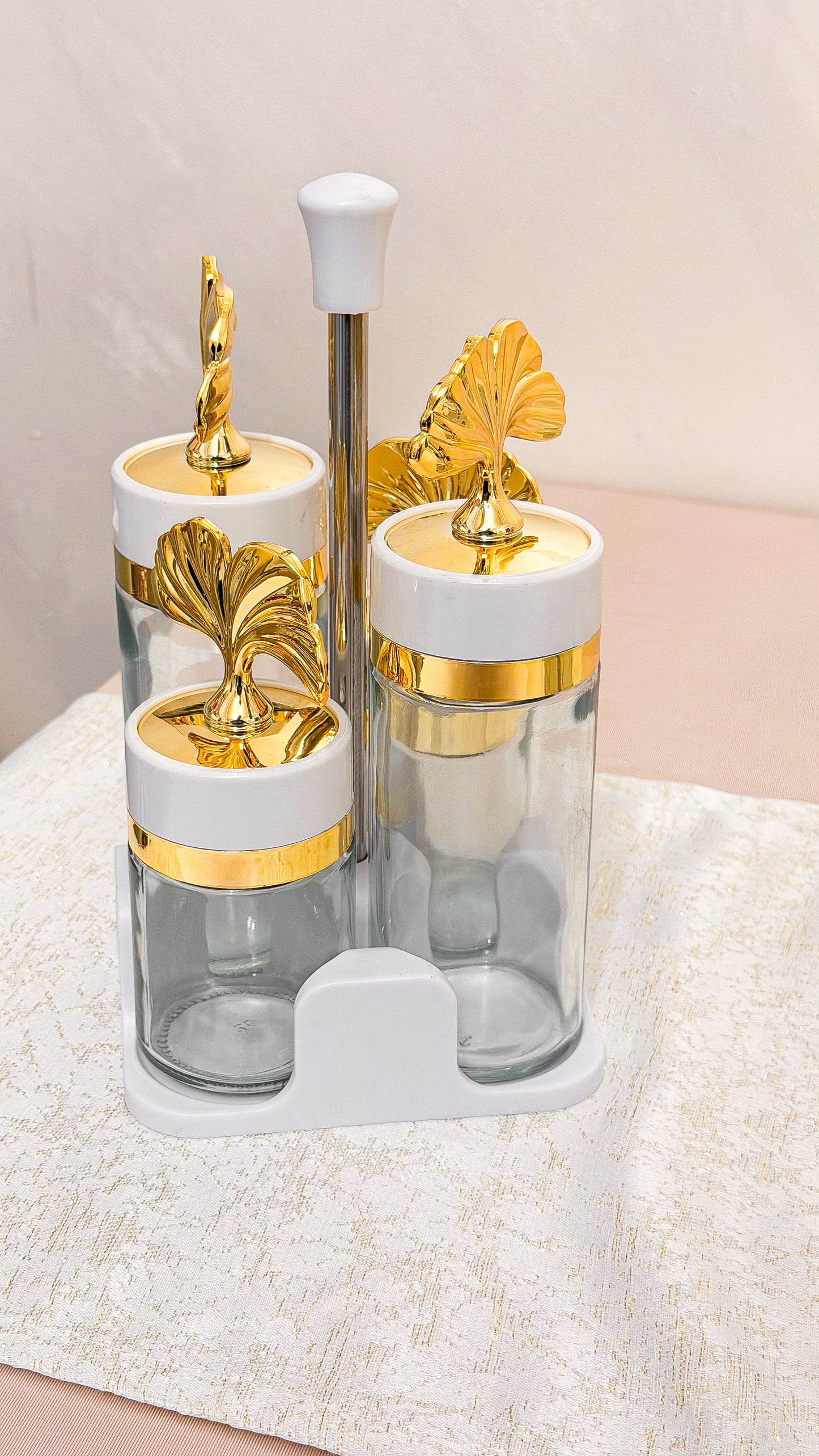 Oliviera Luxury 4 recipente Lichide+Condimente