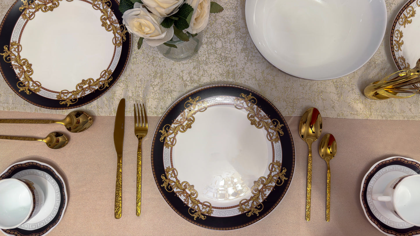 Serviciu de masa opal 32 piese 6 persoane AFRODITA