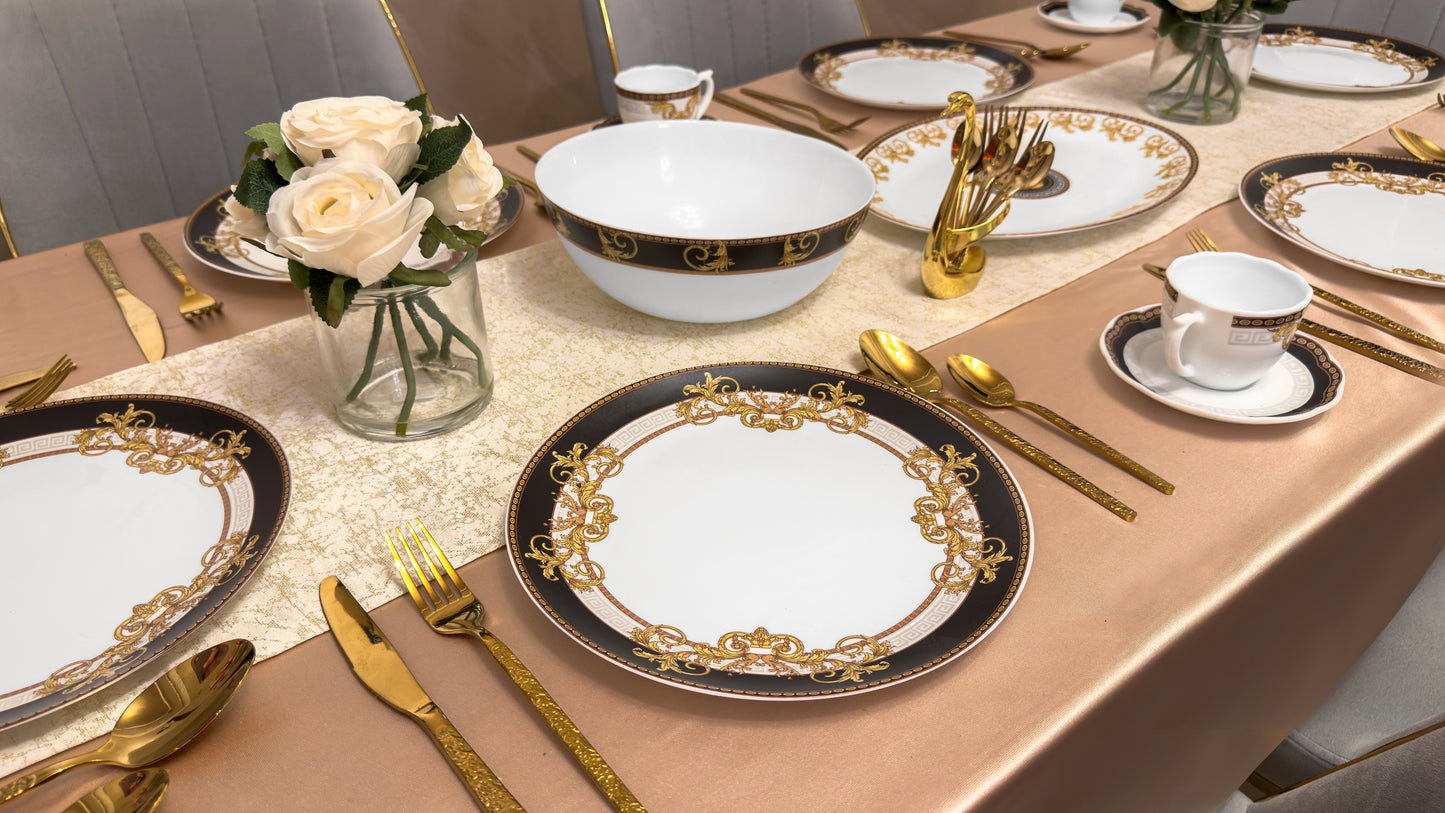 Serviciu de masa opal 32 piese 6 persoane AFRODITA