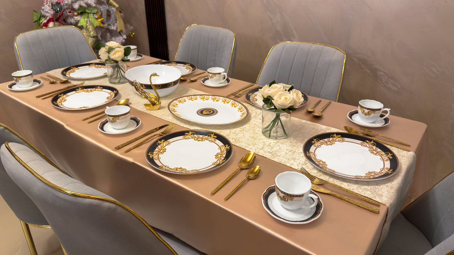 Serviciu de masa opal 32 piese 6 persoane AFRODITA