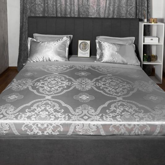 Lenjerie Pat RoyalGrey Satin