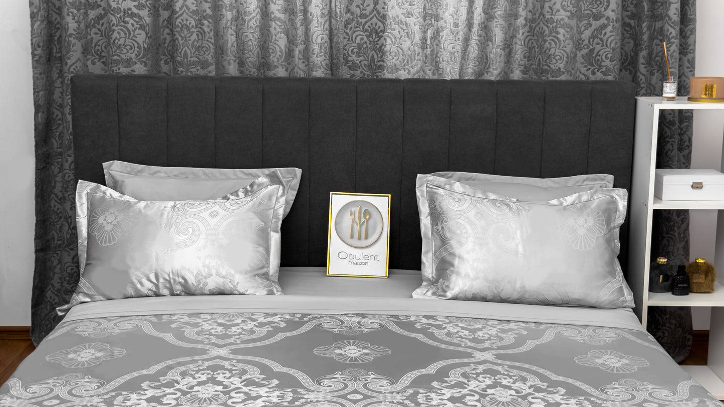 Lenjerie Pat RoyalGrey Satin