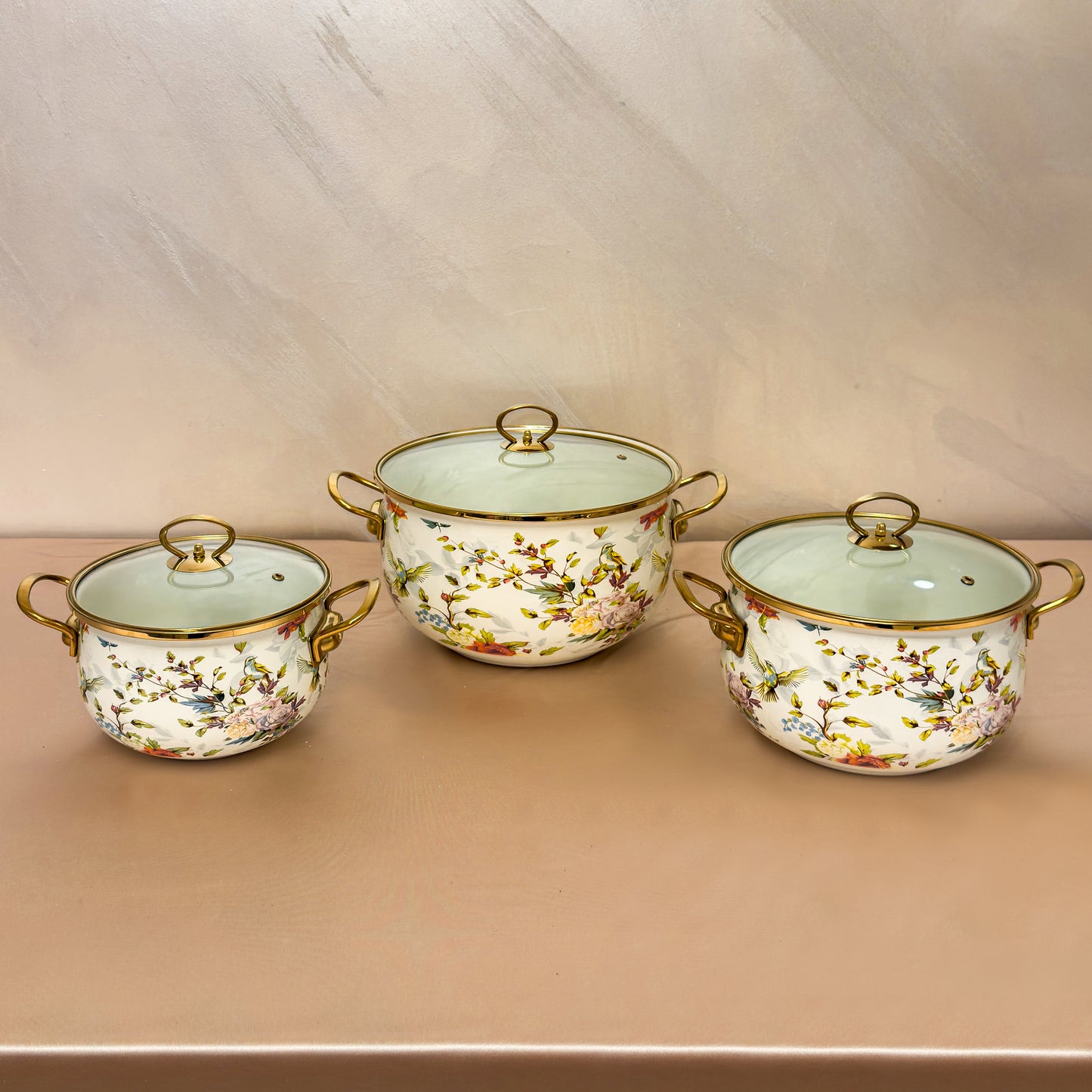 Set oale și cratiță de gătit Otel Emaliat luxury F&B 2