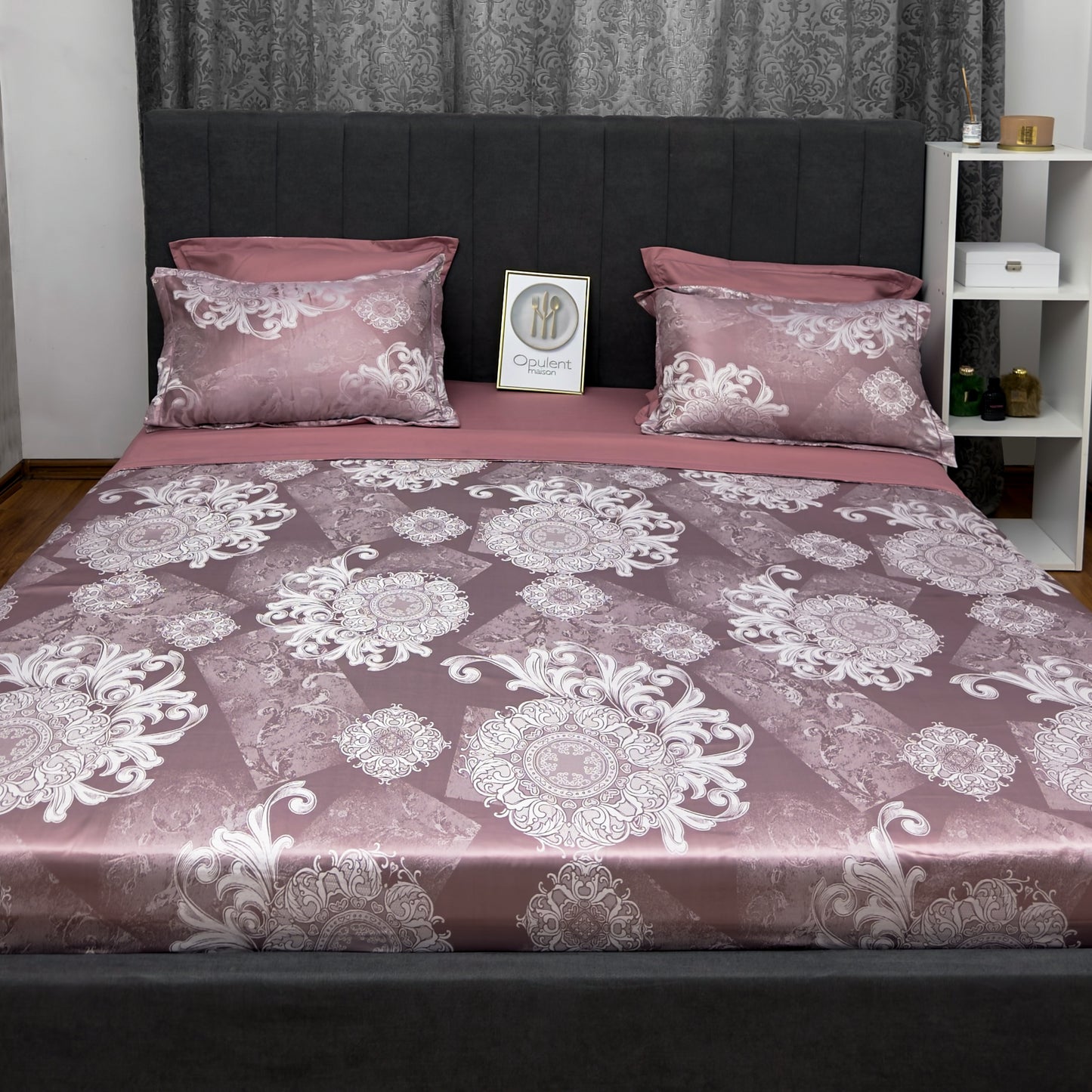 Lenjerie Pat RoyalPink Satin