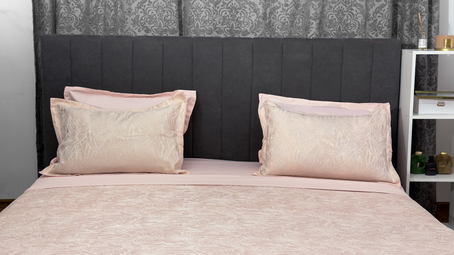 Lenjerie Pat PinkLine Satin-Bumbac Brodata