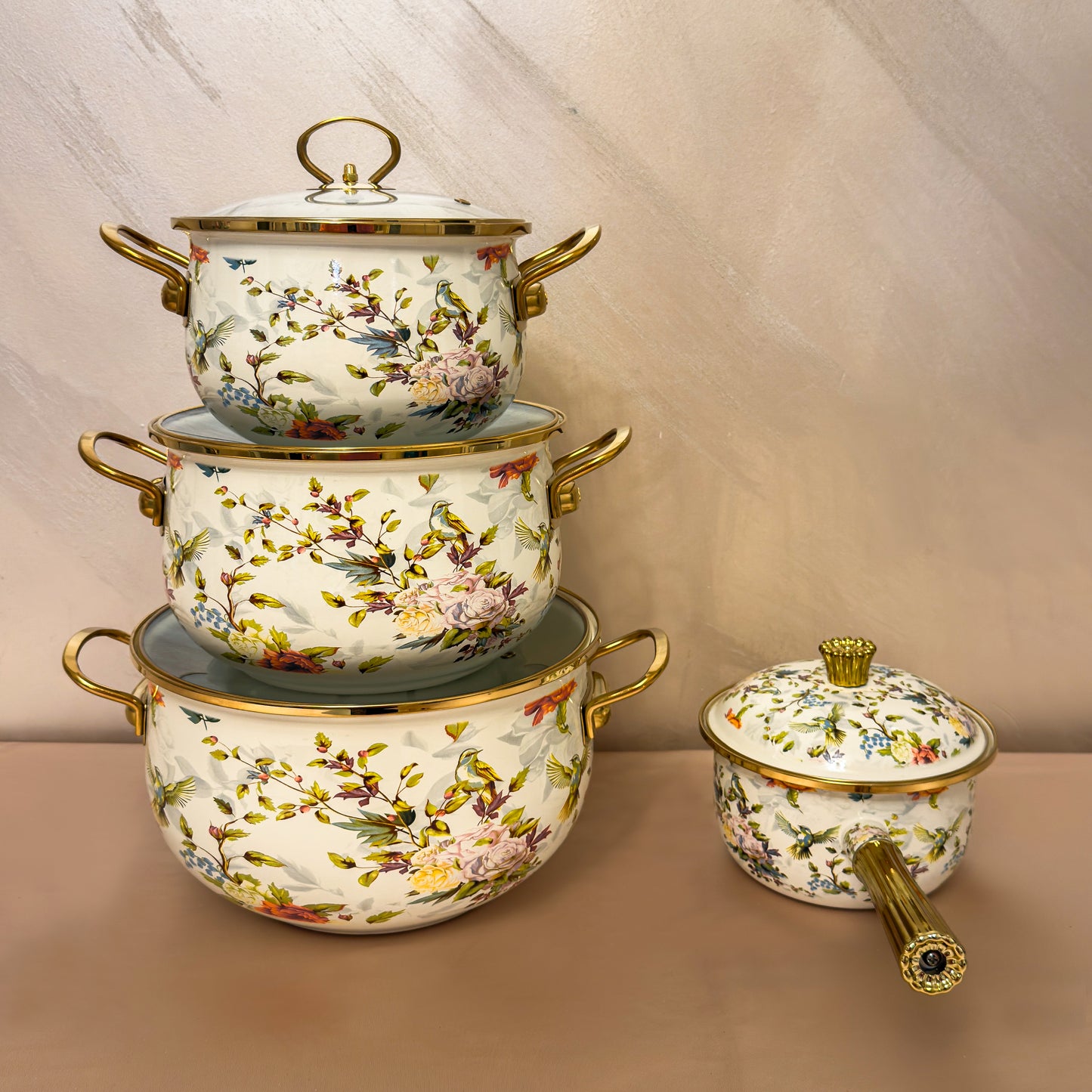 Set oale și cratiță de gătit Otel Emaliat luxury F&B 2