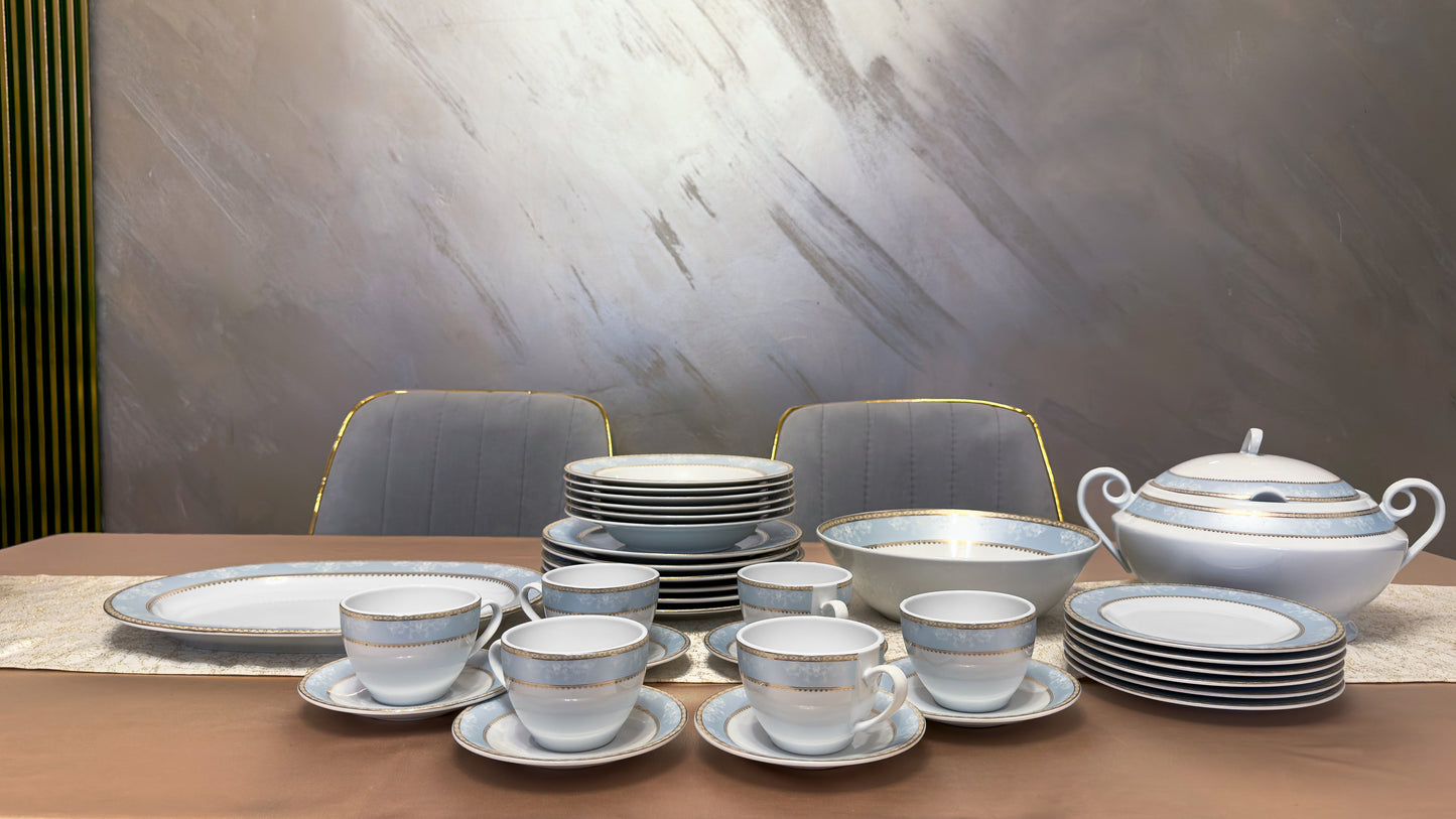 Serviciu de masa din portelan 34 piese 6 persoane ROYAL 2