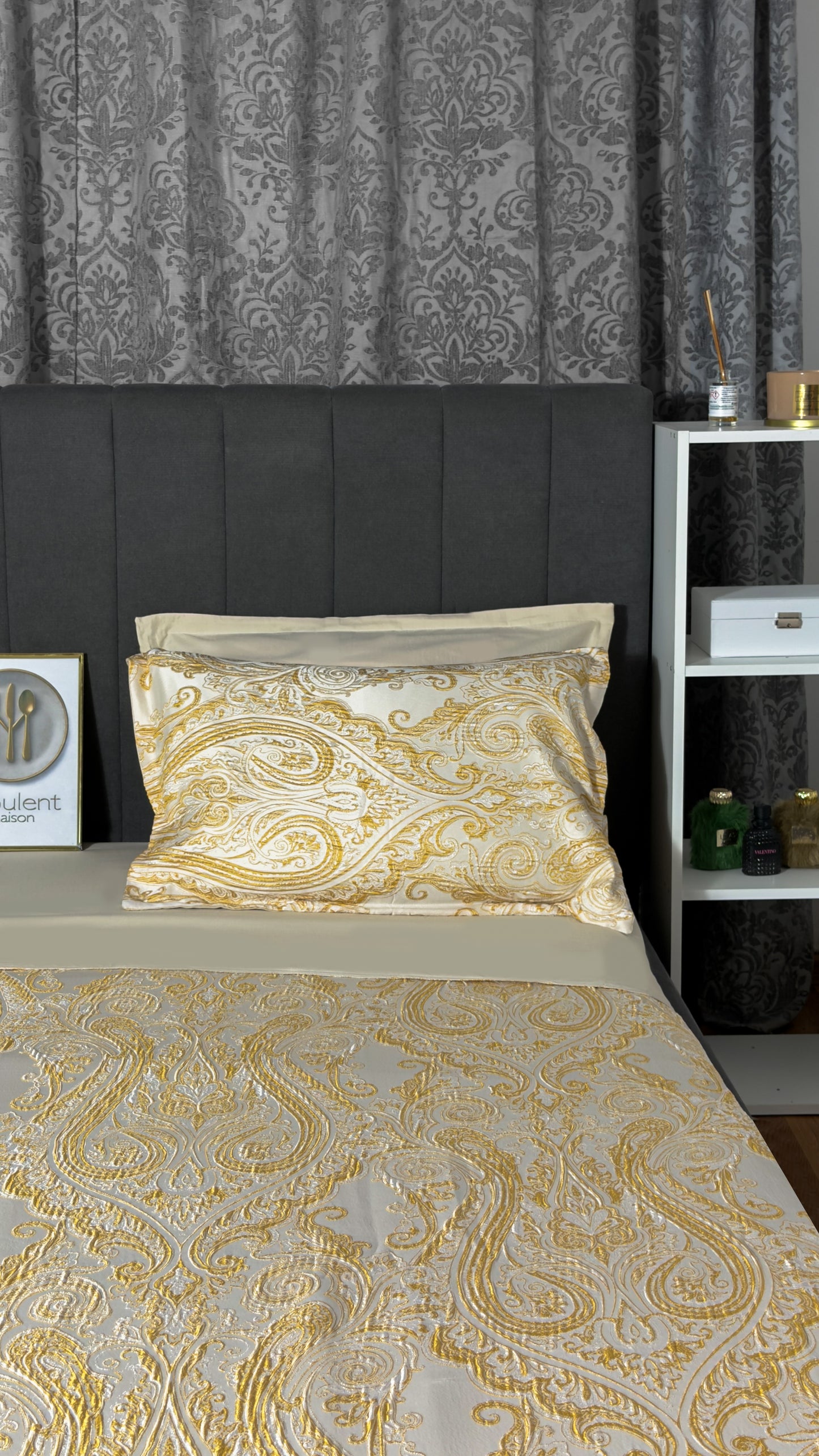 Lenjerie Pat OpulentLine Satin-Bumbac Brodata