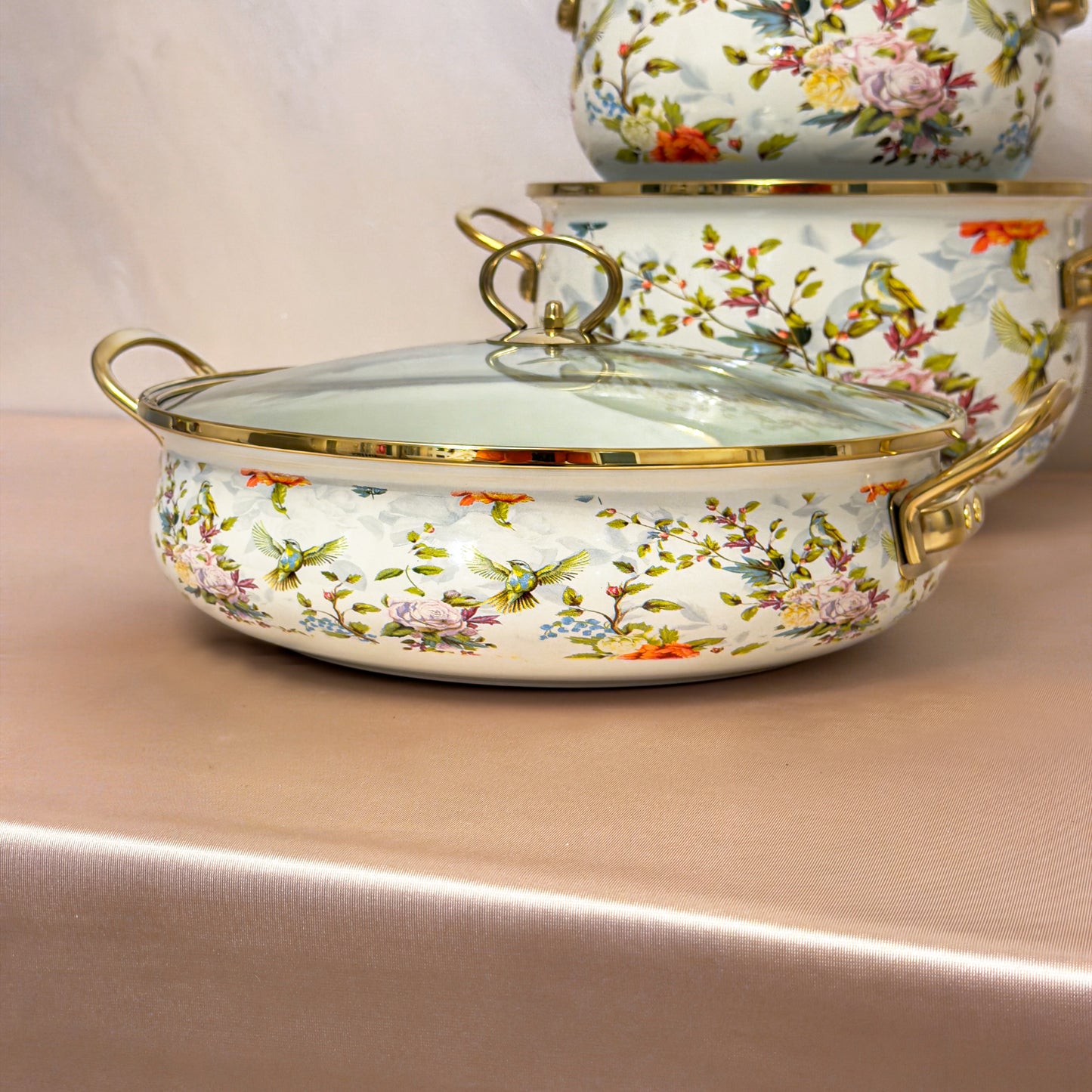 Set oale de gatit Otel Emailat F&B 3