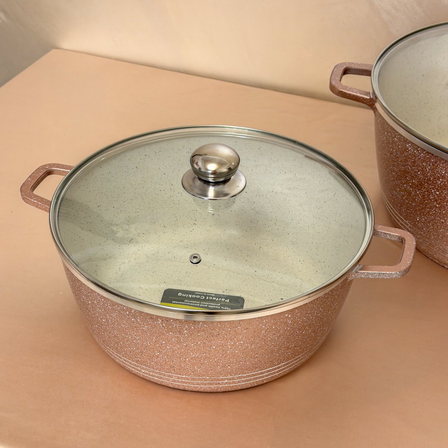 Set/Bucata Oale Ceramice cu capac din sticlă – 6 piese, 32-40 cm