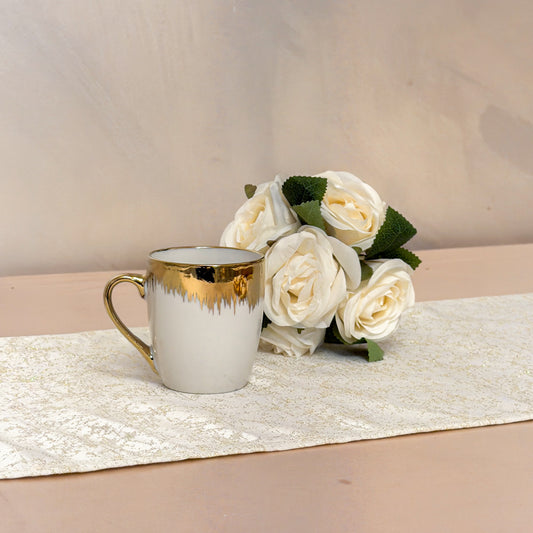 Set/Bucata Cana ceramica Gold Rain