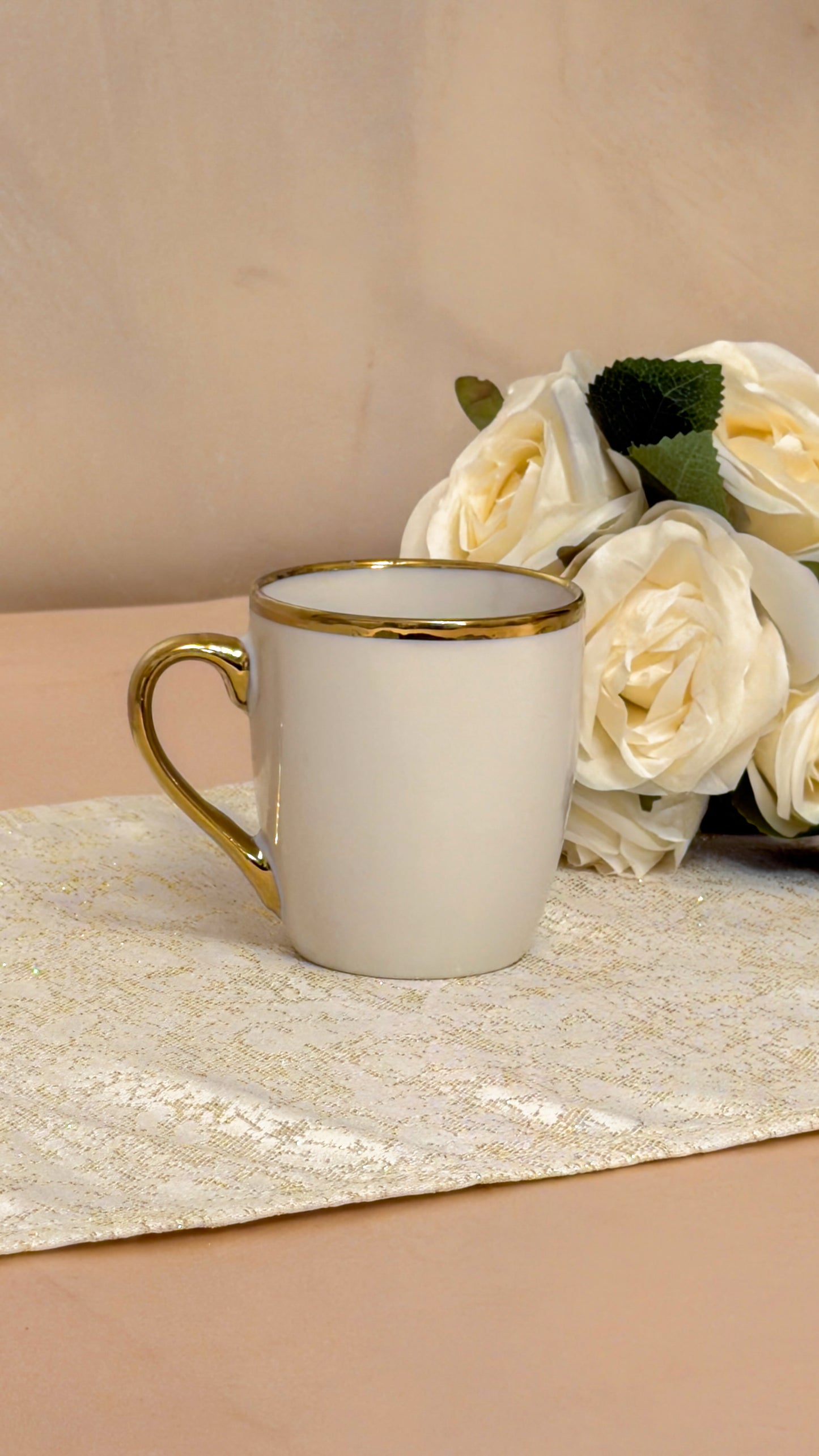 Set/Bucata Cana ceramica Gold Line